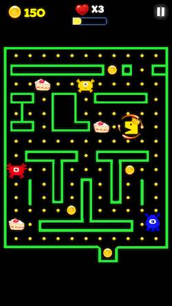 Скачать взломанную Pac Classic - Maze Escape [Бесплатные покупки] MOD apk на Андроид