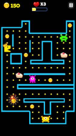 Скачать взломанную Pac Classic - Maze Escape [Бесплатные покупки] MOD apk на Андроид