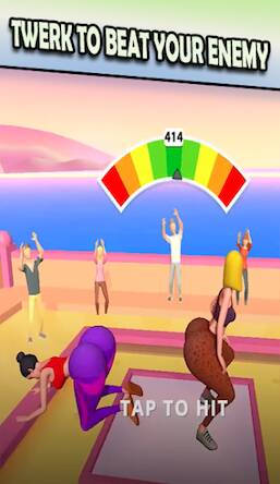 Скачать взломанную Twerk Race 3D Body Run [Много денег] MOD apk на Андроид