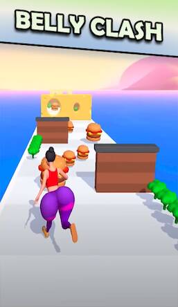 Скачать взломанную Twerk Race 3D Body Run [Много денег] MOD apk на Андроид