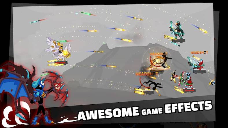 Скачать взломанную Stickfight Archer [Много денег] MOD apk на Андроид
