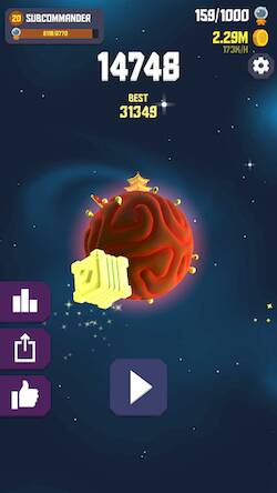 Скачать взломанную Space Frontier 2 [Много денег] MOD apk на Андроид