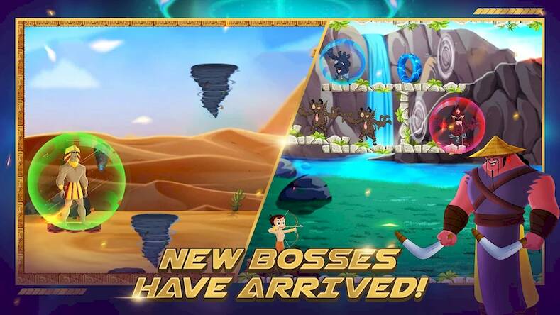 Скачать взломанную Chhota Bheem Shoot the Leyaks [Много монет] MOD apk на Андроид