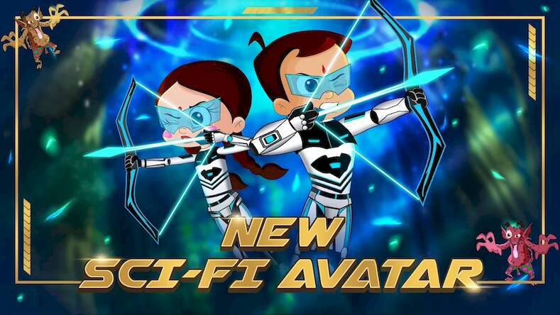 Скачать взломанную Chhota Bheem Shoot the Leyaks [Много монет] MOD apk на Андроид