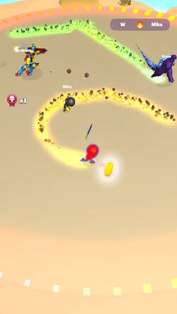 Скачать взломанную Rainbow Run - Blue Monster [Много денег] MOD apk на Андроид