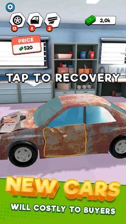 Скачать взломанную Car Junk Resurrection [Много денег] MOD apk на Андроид