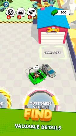 Скачать взломанную Car Junk Resurrection [Много денег] MOD apk на Андроид