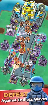 Скачать взломанную Island Defense TD - Tower War [Мод меню] MOD apk на Андроид