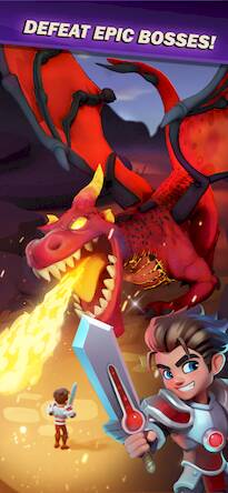 Скачать взломанную Great Dungeon Go [Бесплатные покупки] MOD apk на Андроид