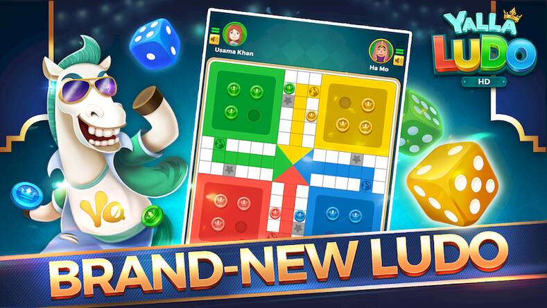 Скачать взломанную Yalla Ludo HD [Бесплатные покупки] MOD apk на Андроид