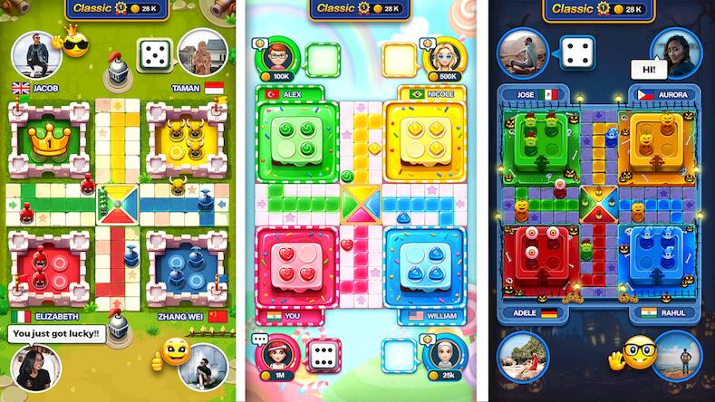 Скачать взломанную Ludo Game [Много денег] MOD apk на Андроид