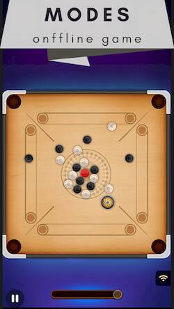 Скачать взломанную Carrom Board Offline [Бесплатные покупки] MOD apk на Андроид