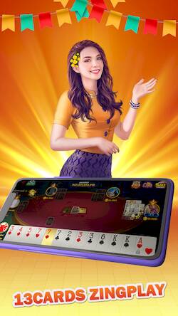 Скачать взломанную ZingPlay Games: Shan, 13 cards [Много монет] MOD apk на Андроид
