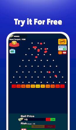 Скачать взломанную Plinko : Ball Falling [Мод меню] MOD apk на Андроид
