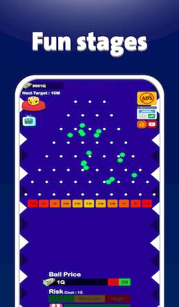 Скачать взломанную Plinko : Ball Falling [Мод меню] MOD apk на Андроид