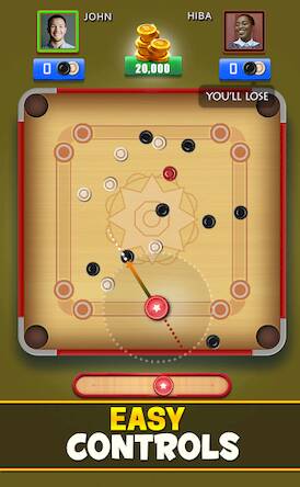 Скачать взломанную Carrom Club: Carrom Board Game [Много денег] MOD apk на Андроид