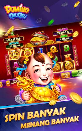 Скачать взломанную Domino QiuQiu-Gaple Slot Poker [Бесплатные покупки] MOD apk на Андроид