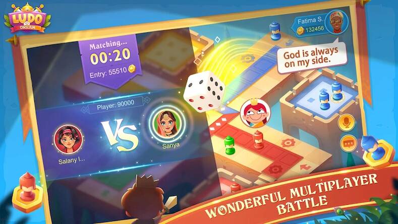Скачать взломанную Ludo Dream [Много монет] MOD apk на Андроид