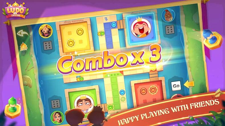 Скачать взломанную Ludo Dream [Много монет] MOD apk на Андроид