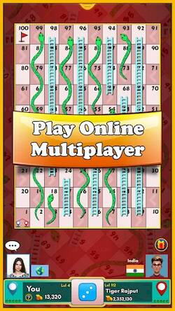 Скачать взломанную Snakes and Ladders King [Много монет] MOD apk на Андроид