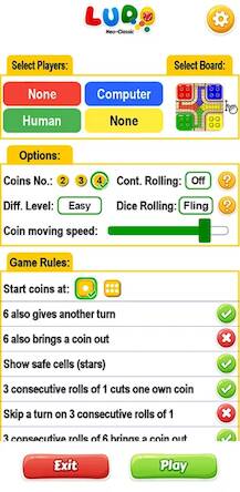 Скачать взломанную Ludo Neo-Classic: King of Dice [Много монет] MOD apk на Андроид