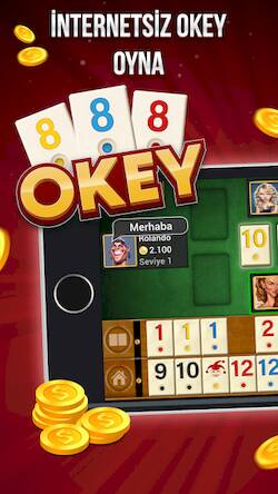 Скачать взломанную İnternetsiz Okey [Мод меню] MOD apk на Андроид