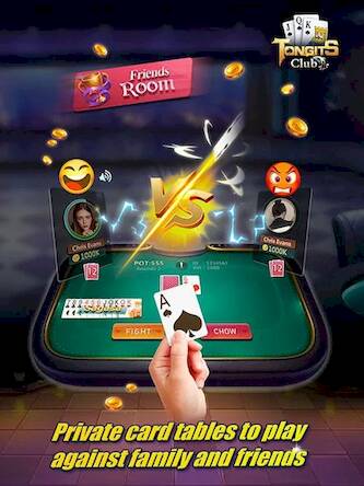 Скачать взломанную Tongits Club —Tongits & Pusoy [Бесплатные покупки] MOD apk на Андроид