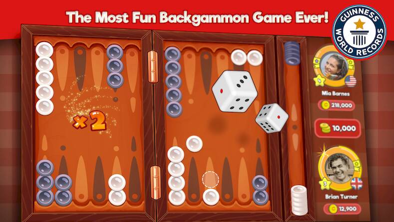 Скачать взломанную Backgammon Stars: Board Game [Мод меню] MOD apk на Андроид