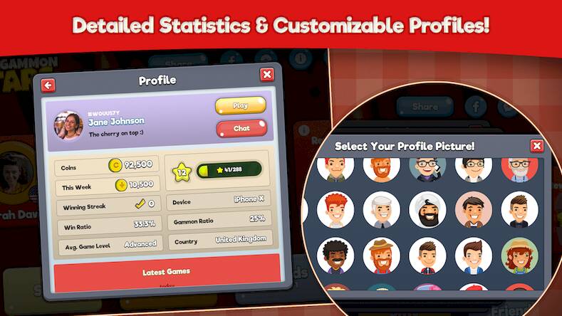 Скачать взломанную Backgammon Stars: Board Game [Мод меню] MOD apk на Андроид