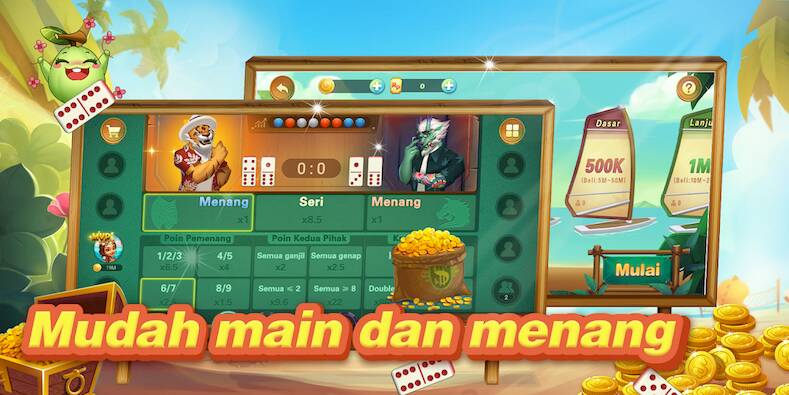 Скачать взломанную Domino QiuQiu Zumba [Мод меню] MOD apk на Андроид