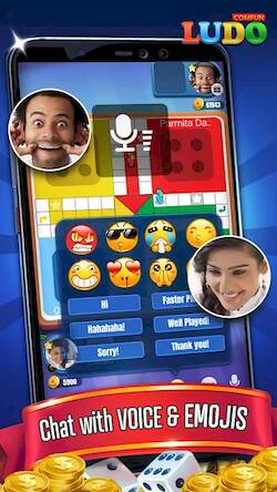 Скачать взломанную Ludo Comfun Online Live Game [Бесплатные покупки] MOD apk на Андроид