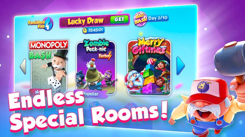 Скачать взломанную Bingo Bash: Бинго-игры онлайн [Много денег] MOD apk на Андроид
