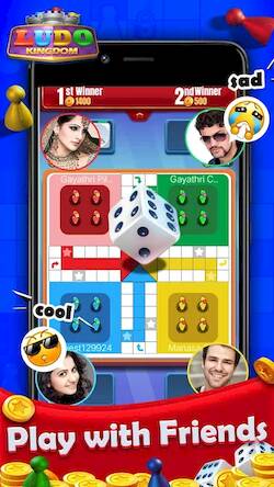 Скачать взломанную Ludo Kingdom Online Board Game [Бесплатные покупки] MOD apk на Андроид