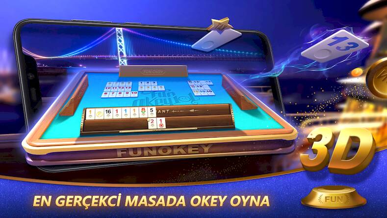 Скачать взломанную Fun 101 Okey® [Бесплатные покупки] MOD apk на Андроид