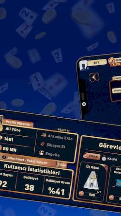 Скачать взломанную Okey Muhabbet [Много монет] MOD apk на Андроид