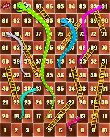 Скачать взломанную Snake and ladder [Бесплатные покупки] MOD apk на Андроид