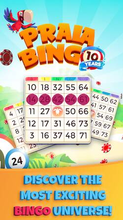 Скачать взломанную Praia Bingo: Slot & Casino [Много монет] MOD apk на Андроид