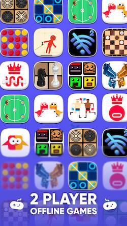 Скачать взломанную Игры без интернета на Двоих 2 [Много денег] MOD apk на Андроид