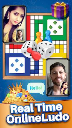 Скачать взломанную Ludo Online Dice Board Game [Много денег] MOD apk на Андроид