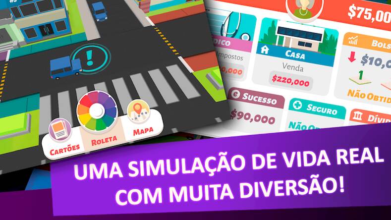 Скачать взломанную Jogo da Vida [Бесплатные покупки] MOD apk на Андроид
