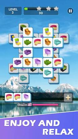 Скачать взломанную Tile Journey - Classic Puzzle [Много денег] MOD apk на Андроид