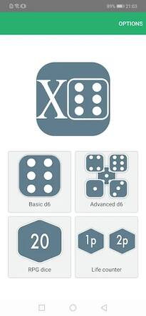 Скачать взломанную Xd6 - Dice Roller [Много монет] MOD apk на Андроид