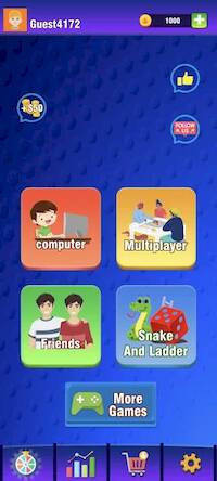 Скачать взломанную Ludo Play Dice Board game [Бесплатные покупки] MOD apk на Андроид