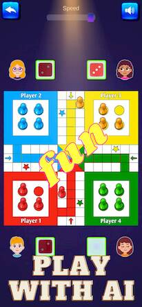 Скачать взломанную Ludo Play Dice Board game [Бесплатные покупки] MOD apk на Андроид