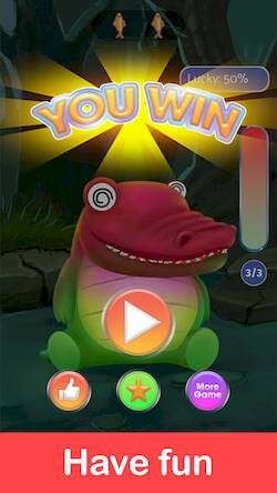 Скачать взломанную Pop Crocodile [Много монет] MOD apk на Андроид