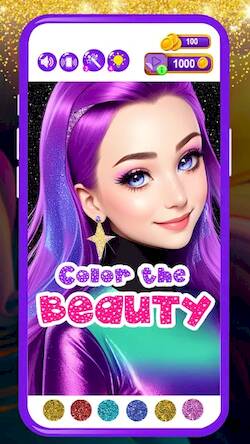 Скачать взломанную Цвет блеска по номеру [Мод меню] MOD apk на Андроид
