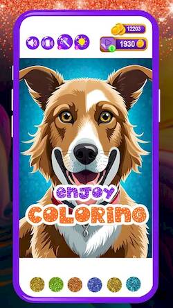 Скачать взломанную Цвет блеска по номеру [Мод меню] MOD apk на Андроид