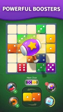 Скачать взломанную Dice Merge: Matchingdom Puzzle [Бесплатные покупки] MOD apk на Андроид