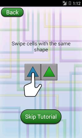 Скачать взломанную Shape Swipe [Много монет] MOD apk на Андроид
