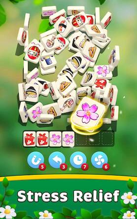 Скачать взломанную Tile Zen: Triple Match Puzzle [Бесплатные покупки] MOD apk на Андроид